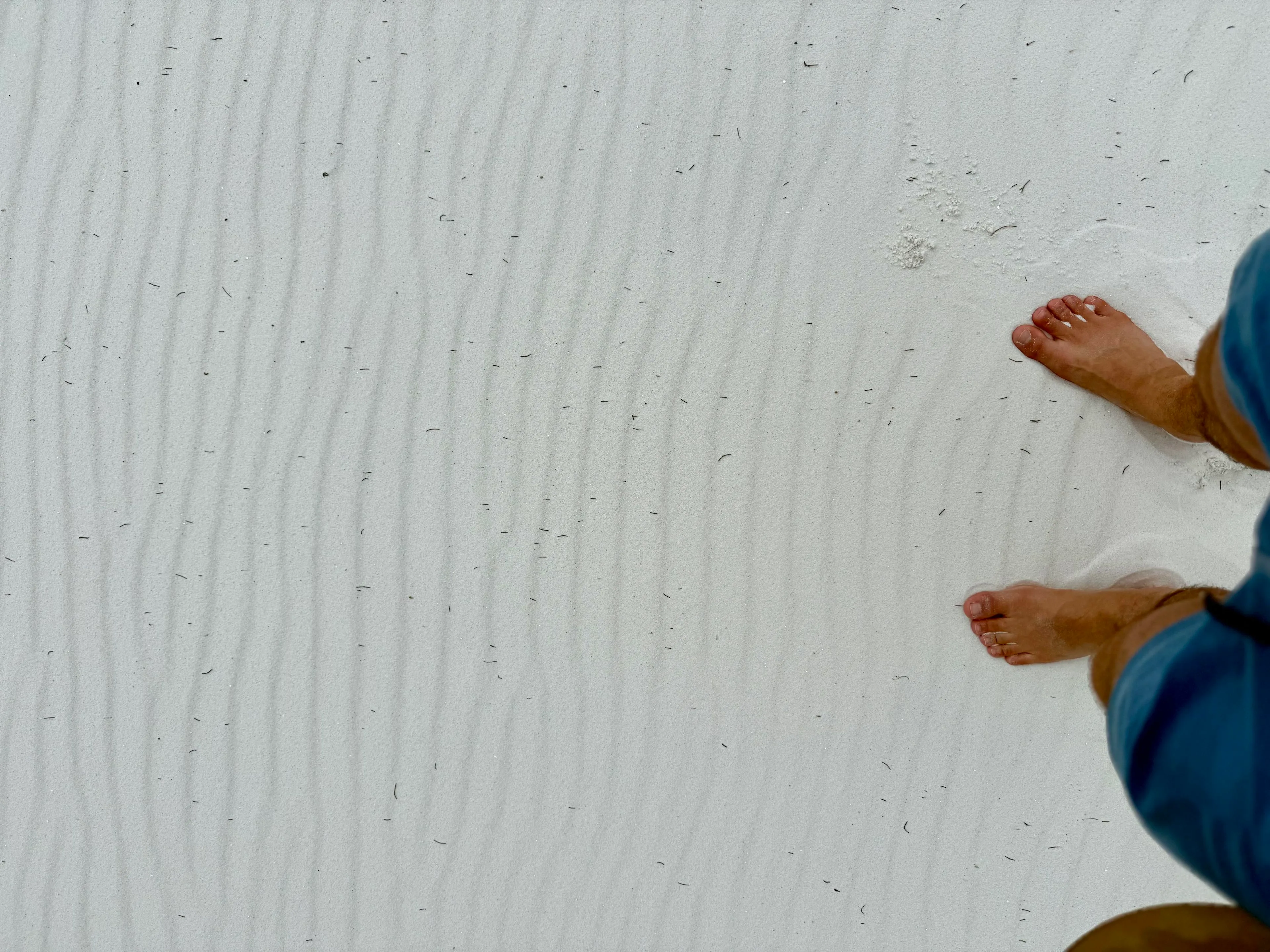 white sand