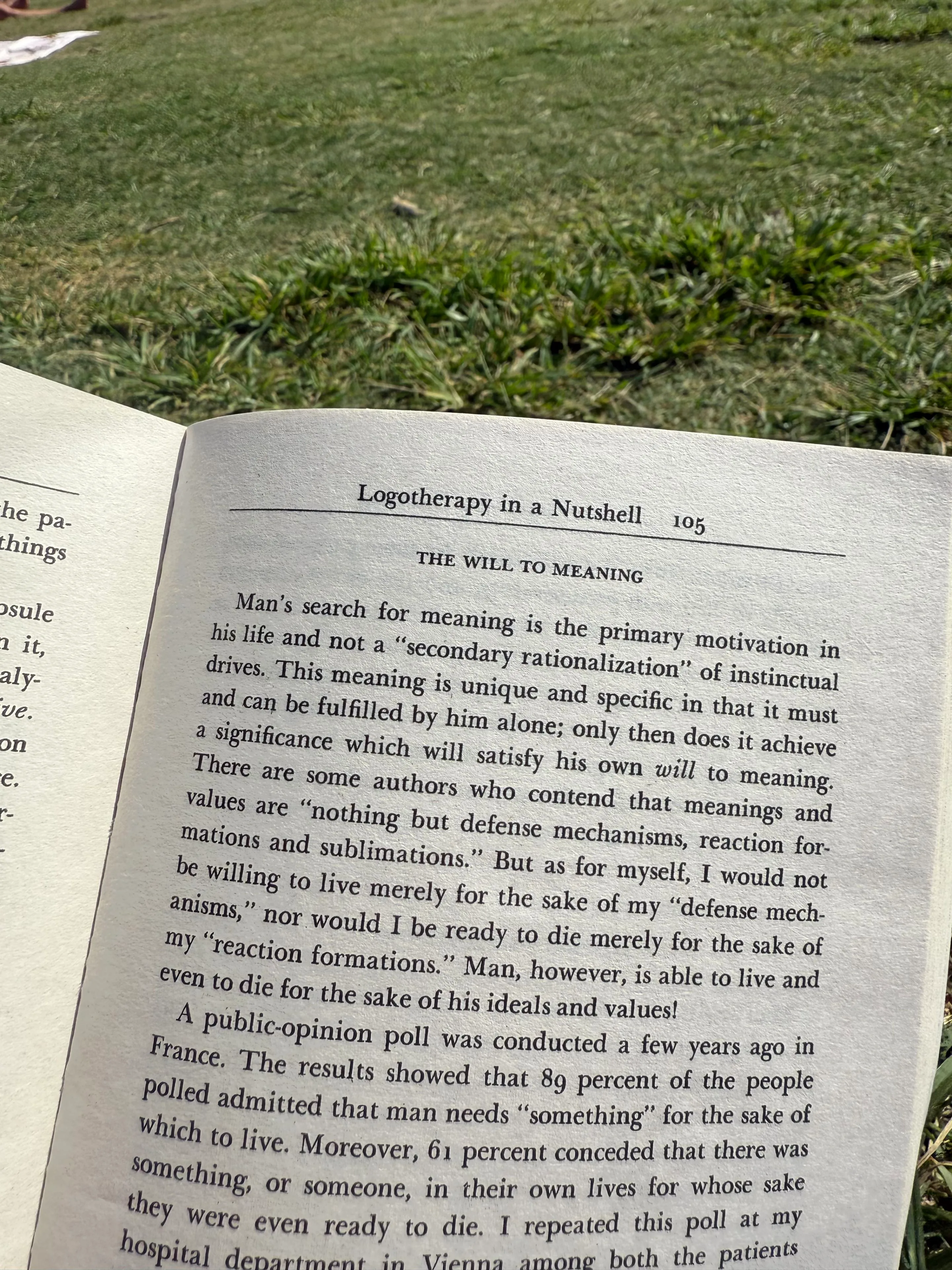 will to meaning